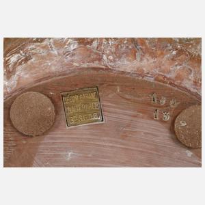 Frankreich figürliche Henkelvase