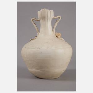 Böhmen Reliefvase mit Nixe