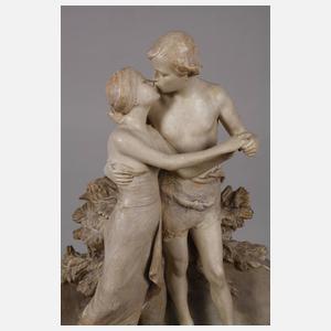 Goldscheider Wien, Uhr "Allegorie des Lebens"