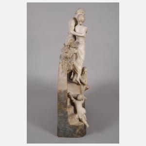 Goldscheider Wien, Uhr "Allegorie des Lebens"