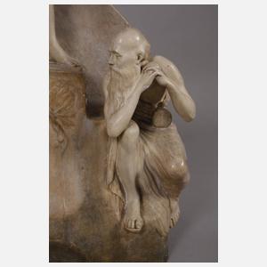 Goldscheider Wien, Uhr "Allegorie des Lebens"