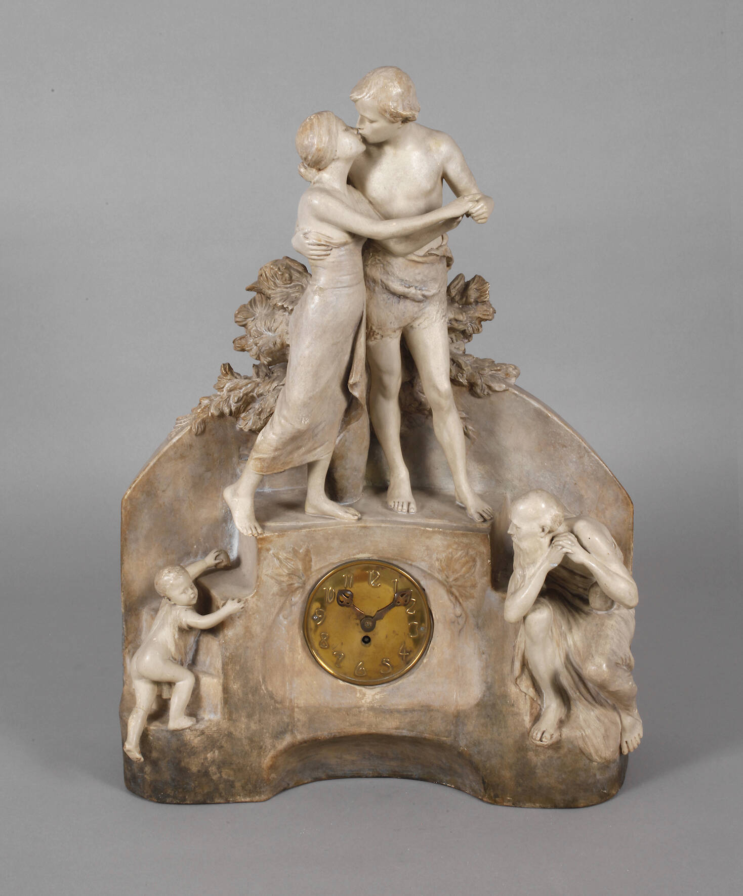 Goldscheider Wien, Uhr "Allegorie des Lebens"