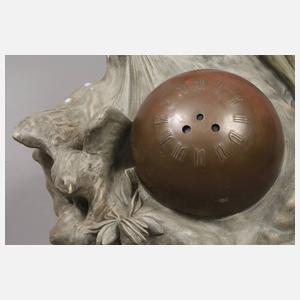 Goldscheider Wien, Monumentale Figurenuhr "Die Schöpfung"