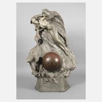 Goldscheider Wien, Monumentale Figurenuhr "Die Schöpfung"111