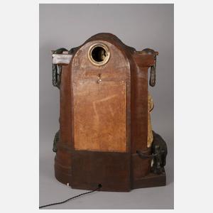 Goldscheider Wien, monumentale Figurenuhr