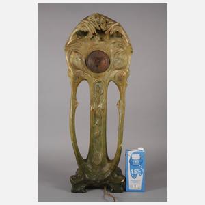 Goldscheider Wien, Monumentale Salonuhr mit Beleuchtung