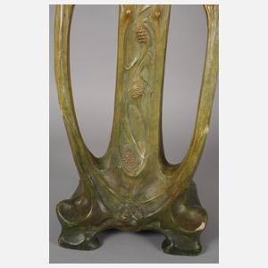 Goldscheider Wien, Monumentale Salonuhr mit Beleuchtung