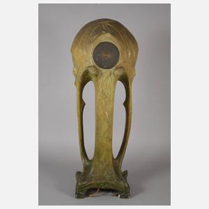 Goldscheider Wien, Monumentale Salonuhr mit Beleuchtung