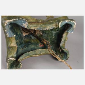 Goldscheider Wien, Monumentale Salonuhr mit Beleuchtung