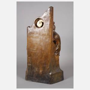 Goldscheider Wien, große Salonuhr