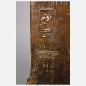 Goldscheider Wien, große Salonuhr