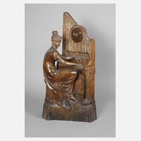 Goldscheider Wien, große Salonuhr111