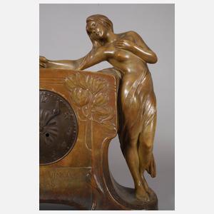 Goldscheider Wien, Monumentale Kaminuhr "Amicitia"