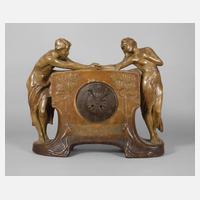 Goldscheider Wien, Monumentale Kaminuhr "Amicitia"111