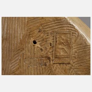 Goldscheider Wien, große Salonuhr