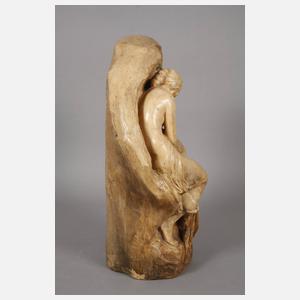 Goldscheider Wien, große Salonuhr