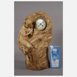 Goldscheider Wien, große Salonuhr