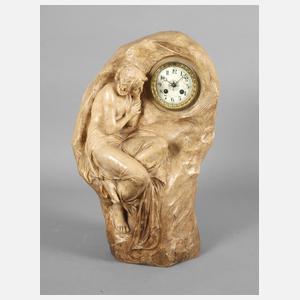 Goldscheider Wien, große Salonuhr