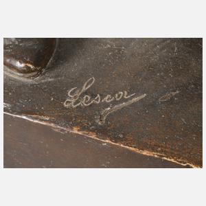 Goldscheider Wien große Tischuhr