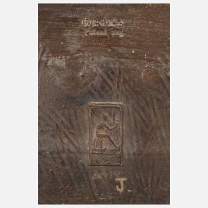 Goldscheider Wien große Tischuhr