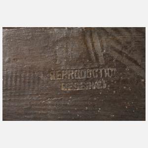 Goldscheider Wien große Tischuhr