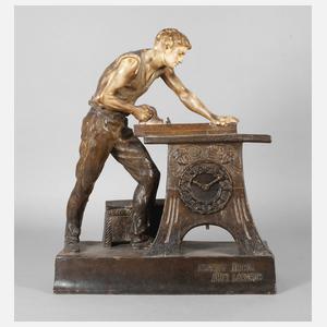 Goldscheider Wien große Tischuhr