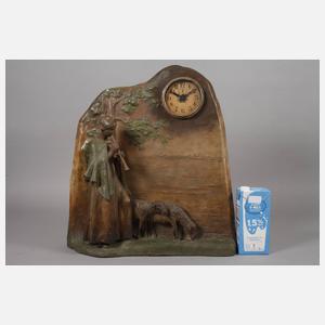 Goldscheider Wien, große Tischuhr