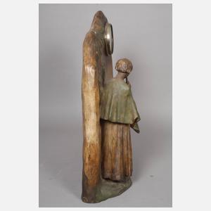 Goldscheider Wien, große Tischuhr