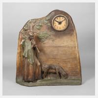 Goldscheider Wien, große Tischuhr111