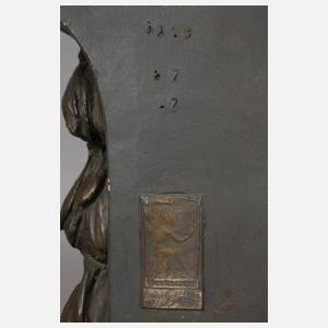 Goldscheider Wien, große Uhr "Historia"