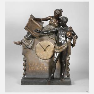 Goldscheider Wien, große Uhr "Historia"