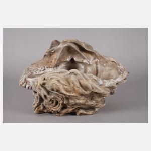 Goldscheider Wien figürliche Jardiniere