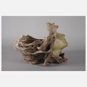 Goldscheider Wien figürliche Jardiniere