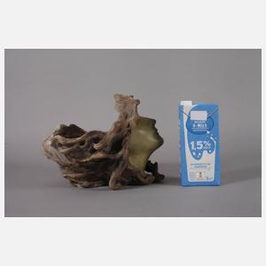 Goldscheider Wien figürliche Jardiniere