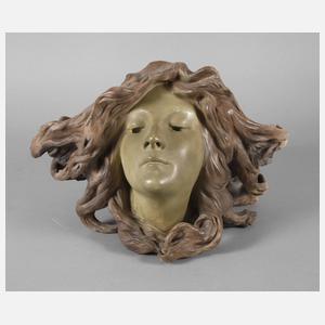 Goldscheider Wien figürliche Jardiniere