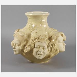 Goldscheider Reliefvase "Masques"