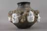 Goldscheider große Reliefvase "Masques"