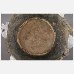 Goldscheider große Reliefvase "Masques"