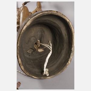 Goldscheider Wien figürliche Salonlampe