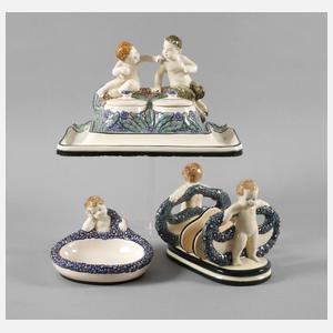 Karlsruhe Konvolut Schreibtischutensilien