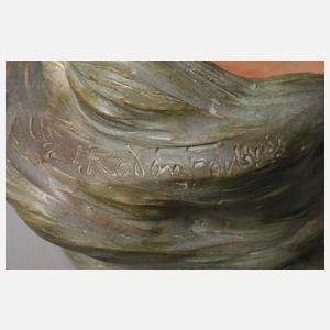 Spanien Paar figürliche Jardinieren