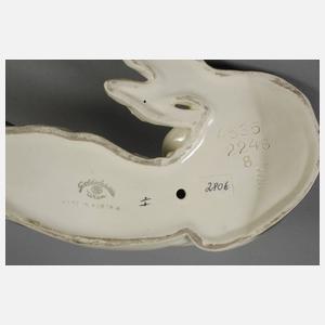 Goldscheider Wien "Liegender Barsoi"