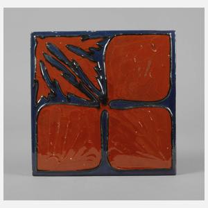 Tonwerke Kandern Fliese "Kleeblatt"