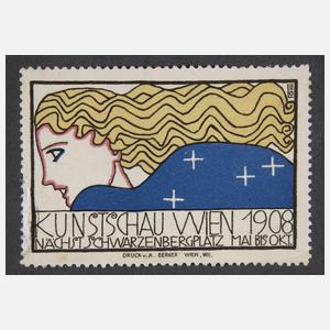 Seltene Werbevignette Wiener Werkstätte