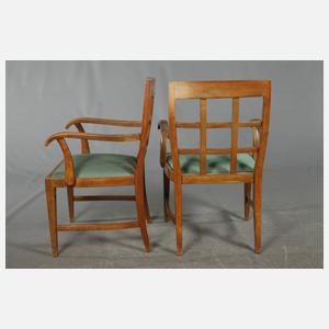 Paar Armlehnsessel Art déco