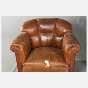 Paar Clubsessel Leder