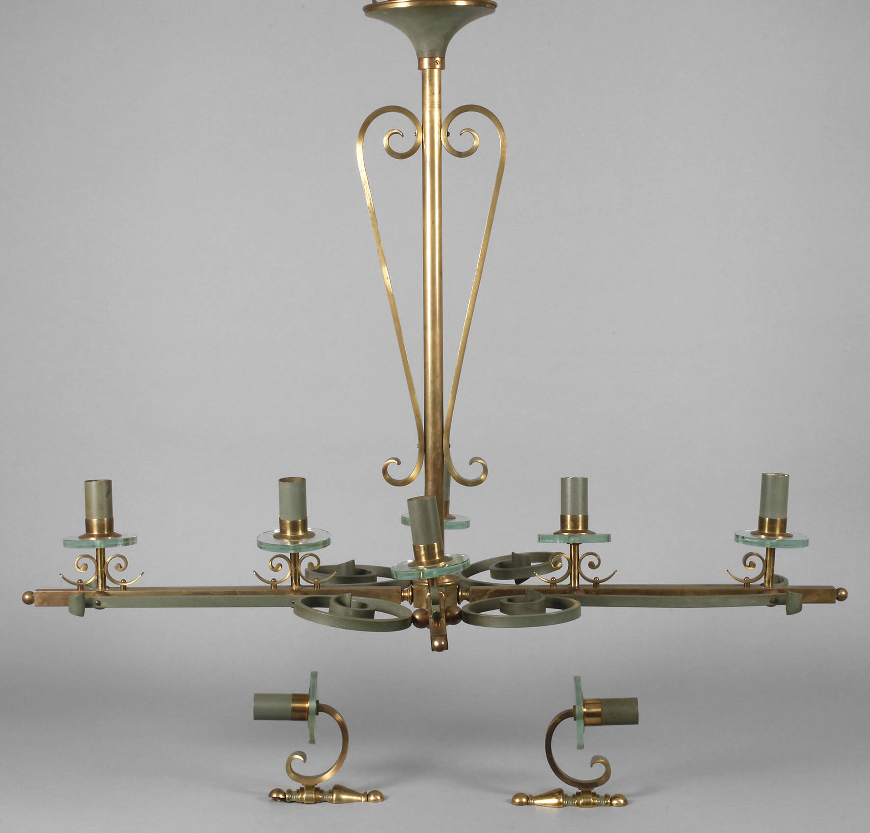 Lampengarnitur Art déco