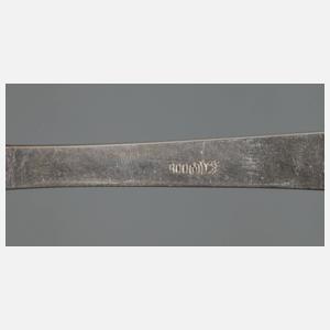 Zwölf Teile Fischbesteck Gebhard Duvé