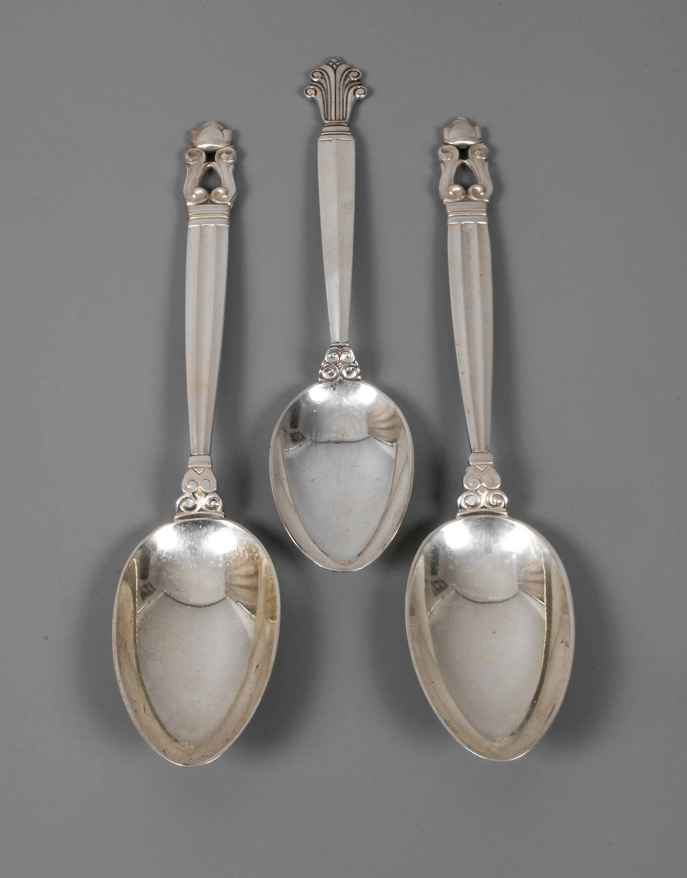 Drei Löffel Georg Jensen