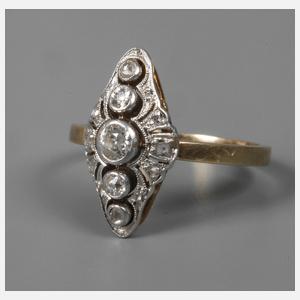Ring Art déco mit Diamanten